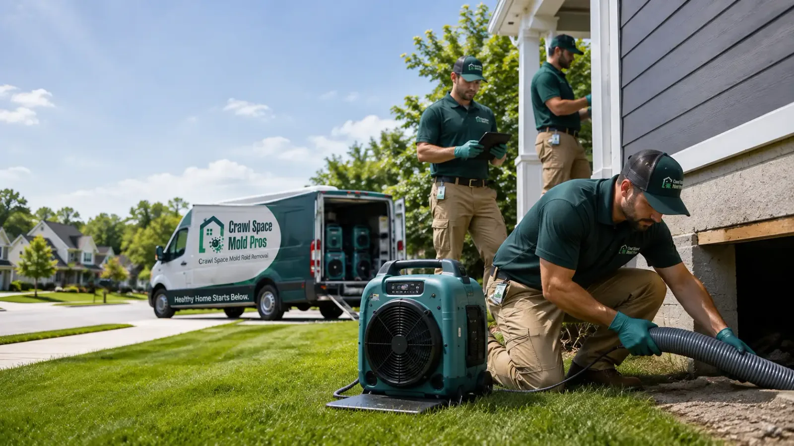 Crawl Space Mold Removal in North Hills, CA